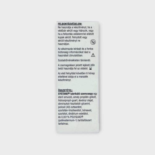  Systane Balance szemcsepp