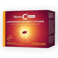 Novo C Plus liposzómás C vitamin csipkebogyó kapszula 60x