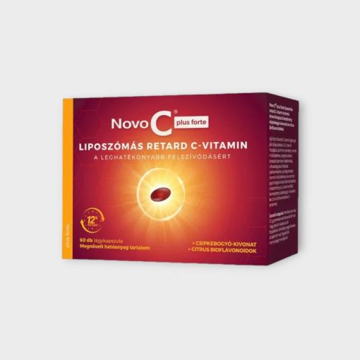 Novo C Plus liposzómás C vitamin csipkebogyó kapszula 60x