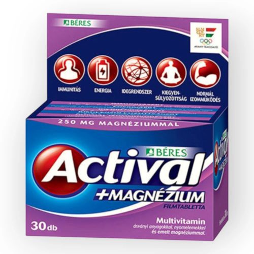 Béres Actival + Magnézium filmtabletta 30x