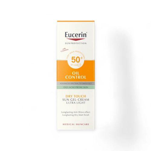 Eucerin Sun Oil Control napozó gél-krém arcra SPF50+ 