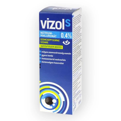 Vizol S 0.4% oldatos szemcsepp száraz szemre 10 ml