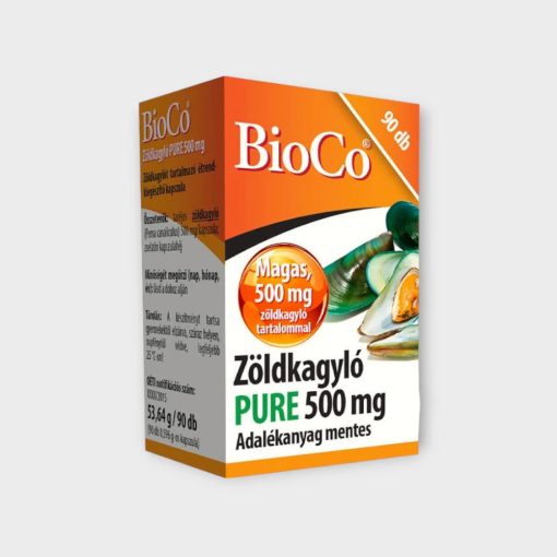 BioCo Zöldkagyló Pure 500 mg kapszula