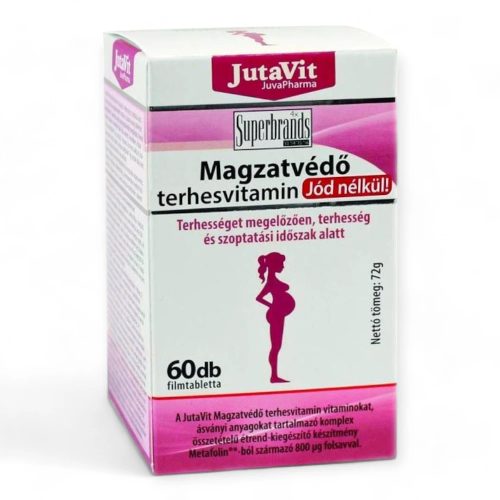 JutaVit Magzatvédő terhesvitamin filmtabletta jód nélkül 60x