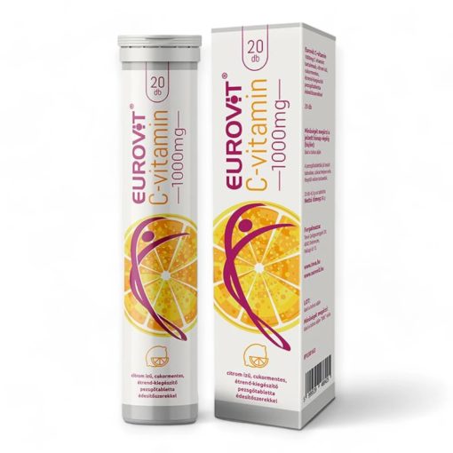 Eurovit C-vitamin 1000 mg pezsgőtabletta citrom 20x