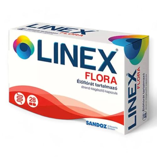 Linex Flora élőflórát tartalmazó étrend-kiegészítő kapszula 28x