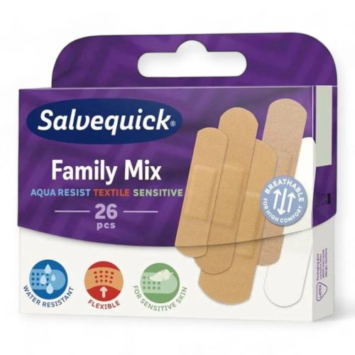 Salvequick Med Family Mix sebtapasz 26x
