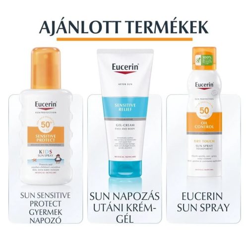 Eucerin Sun Oil Control Dry Touch napozó krém-gél testre SPF50+