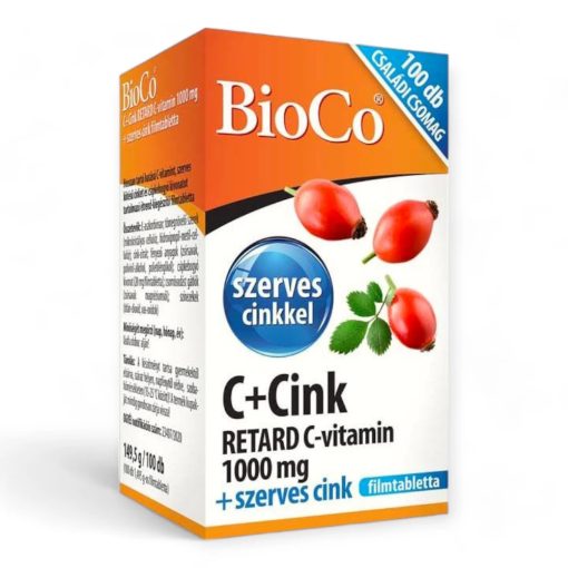 Bioco C+Cink Retard C-Vitamin 1000 Mg Filmtabletta