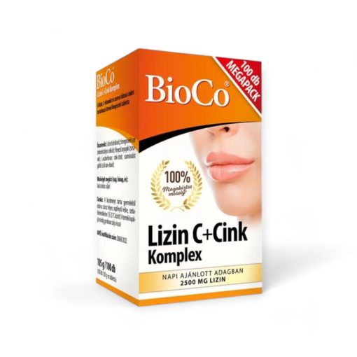 Bioco Lizin C + Cink komplex tabletta 100x