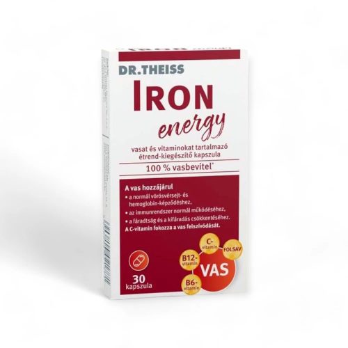 Dr. Theiss Iron Energy Vas vitamin kapszula 30x