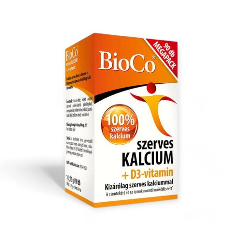BioCo Szerves kalcium + D3-vitamin filmtabletta 90x
