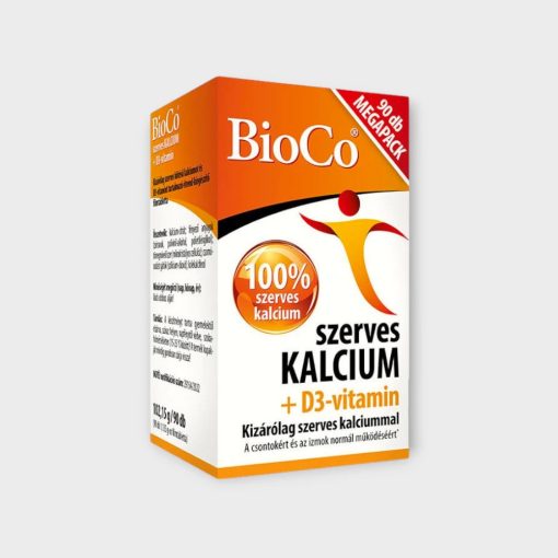 BioCo Szerves kalcium + D3-vitamin filmtabletta 90x