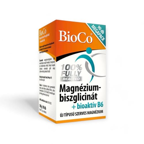 Bioco Magnézium-Biszglicinát + bioaktív B6-vitamin tabletta 90x