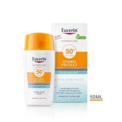   Eucerin Sun Hydro-Protect ultra könnyű napozó fluid arcra SPF50+ 50 ml