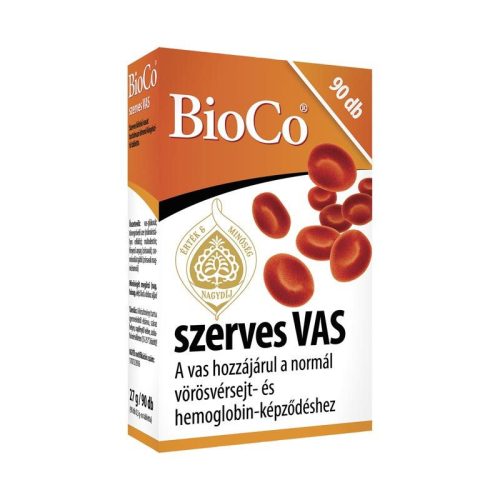 BioCo Szerves vas tabletta 90x