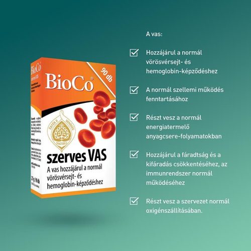 BioCo Szerves vas tabletta 90x
