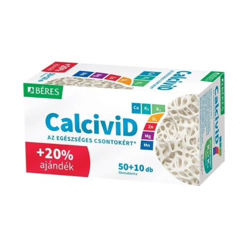 Béres CalciviD 7 étrend-kiegészítő filmtabletta