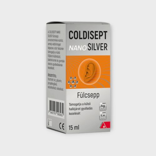 Coldisept NanoSilver fülcsepp 15ml
