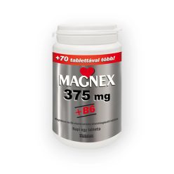 Magnex 375 mg + B6-vitamin tabletta 180+70x