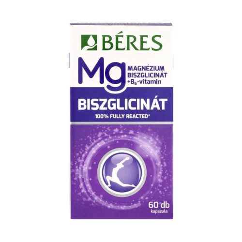 Béres Magnézium-biszglicinát + B6-vitamin kapszula 60x