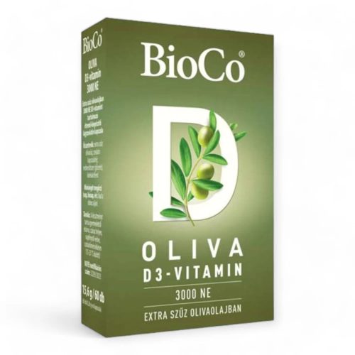 BioCo Oliva D3 3000 NE lágyzselatin kapszula 60x