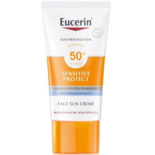 Eucerin Sun Sensitive Protect Napozó krém arcra SPF50+