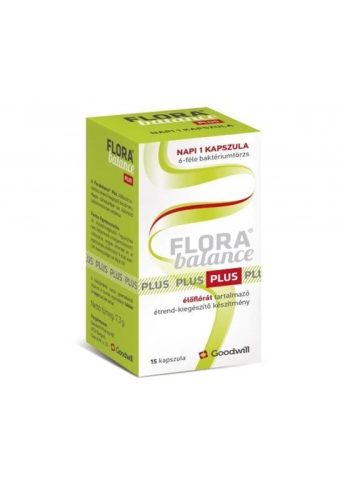 Florabalance Plus élőflórás étrendkieg. kapszula 15x