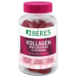 Béres kollagén hialuronsav C vitamin gumitabletta (50x)