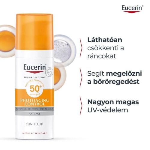 Eucerin Sun Photoaging Control napozókrém arcra SPF50              