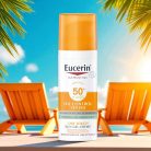Eucerin Sun Oil Control színezett napozó gél-krém arcra light SPF50+ 