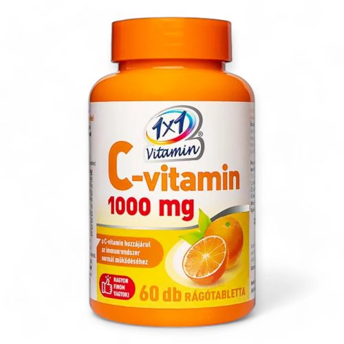 VitaPlus 1x1 Vitaday C Vitamin 1000 Rágótabletta Narancs