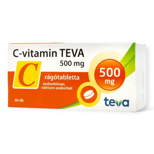 C-Vitamin Teva  500 mg rágótabletta 60x