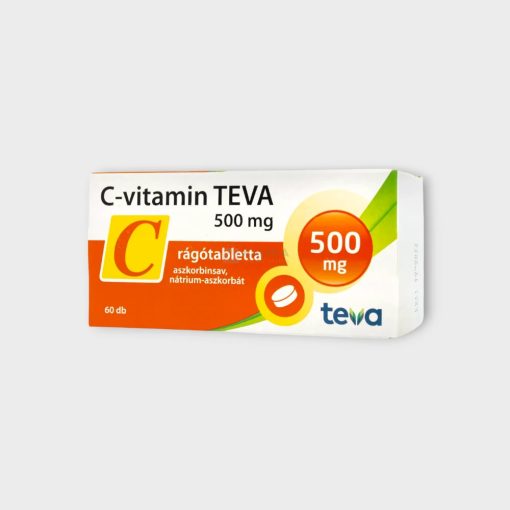 C-Vitamin Teva  500 mg rágótabletta 60x