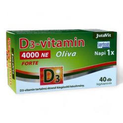 JutaVit D3-vitamin Forte 4000NE olíva lágykapszula 40x