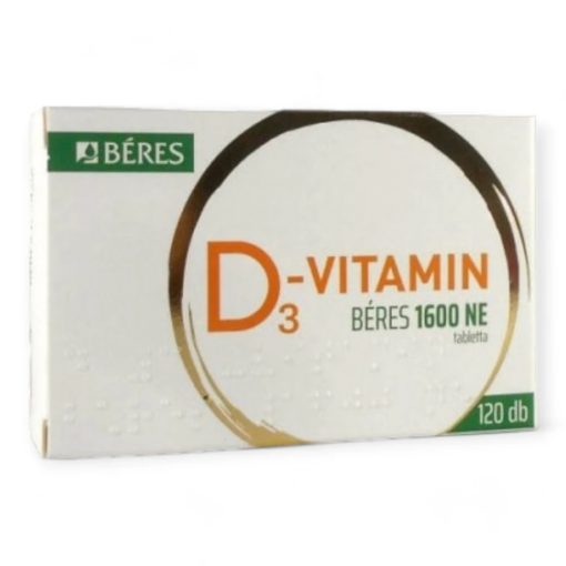 Béres D3-vitamin 1600 Ne tabletta 120 db