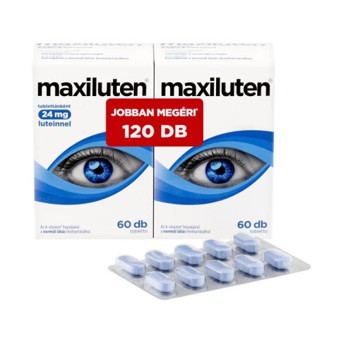 Maxiluten Lutein tabletta duopack 60+60x 