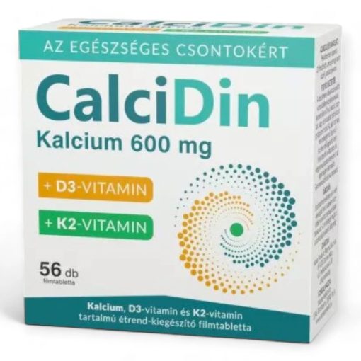 Calcidin Kalcium D3-Vitamin és K2-Vitamin tartalmú ÉK. tabletta 56 db