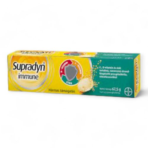 Supradyn Immune pezsgőtabletta narancs ízű 15x