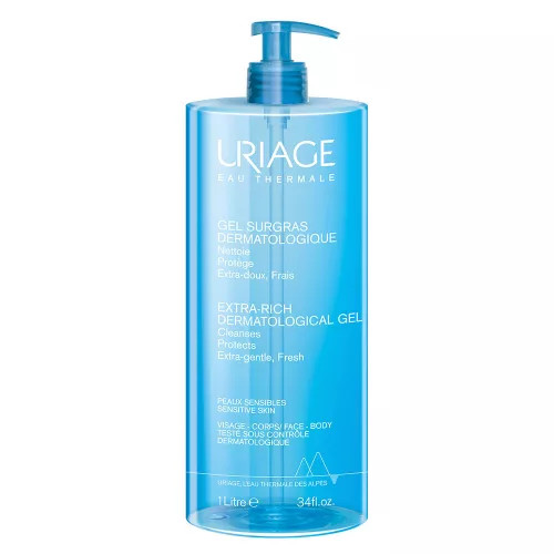 Uriage Gel Surgras Dermatologique tusfürdő 1000ml