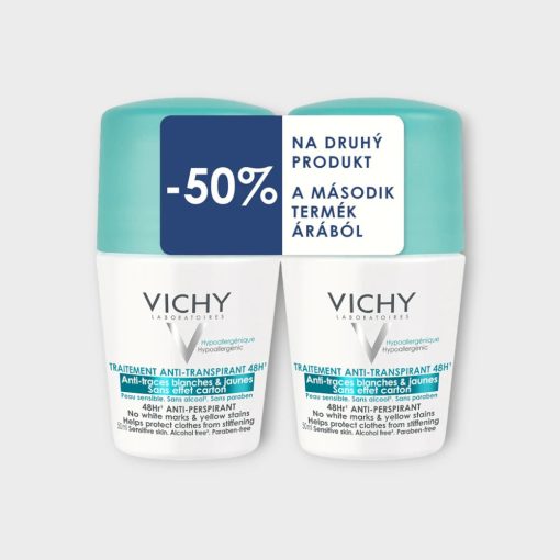Vichy golyós deo Anti-Traces foltmentes duopack