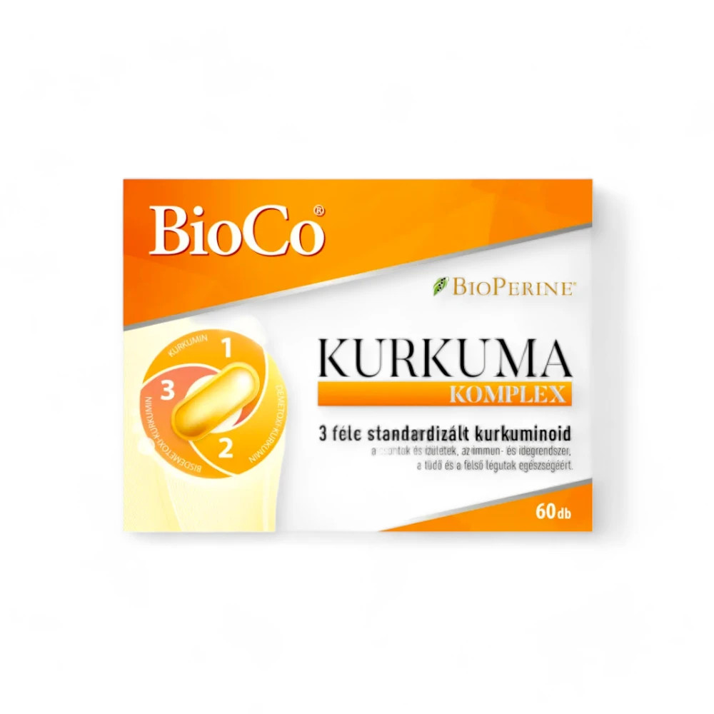 BioCo Kurkuma Komplex étrend kiegészítő kapszula